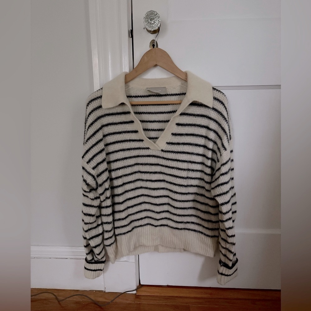 Everlane waffle knit alpaca sweater